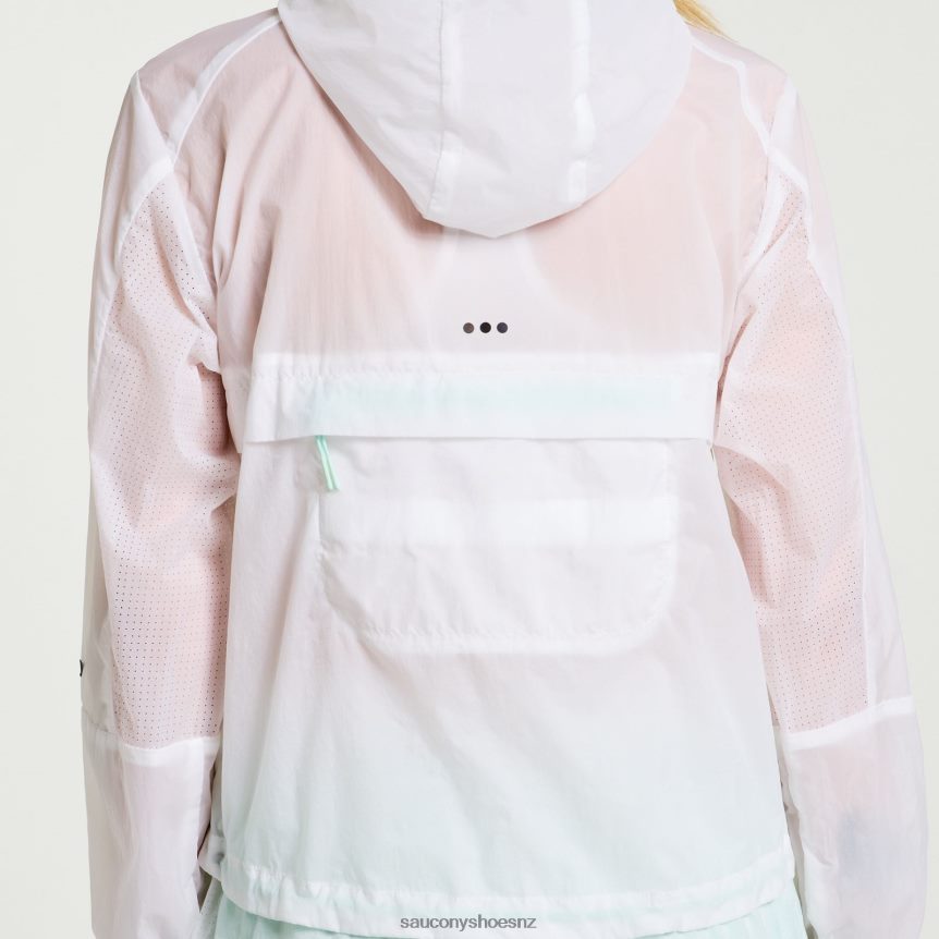 Saucony Elevate Packaway Jacket TX0L64714 White