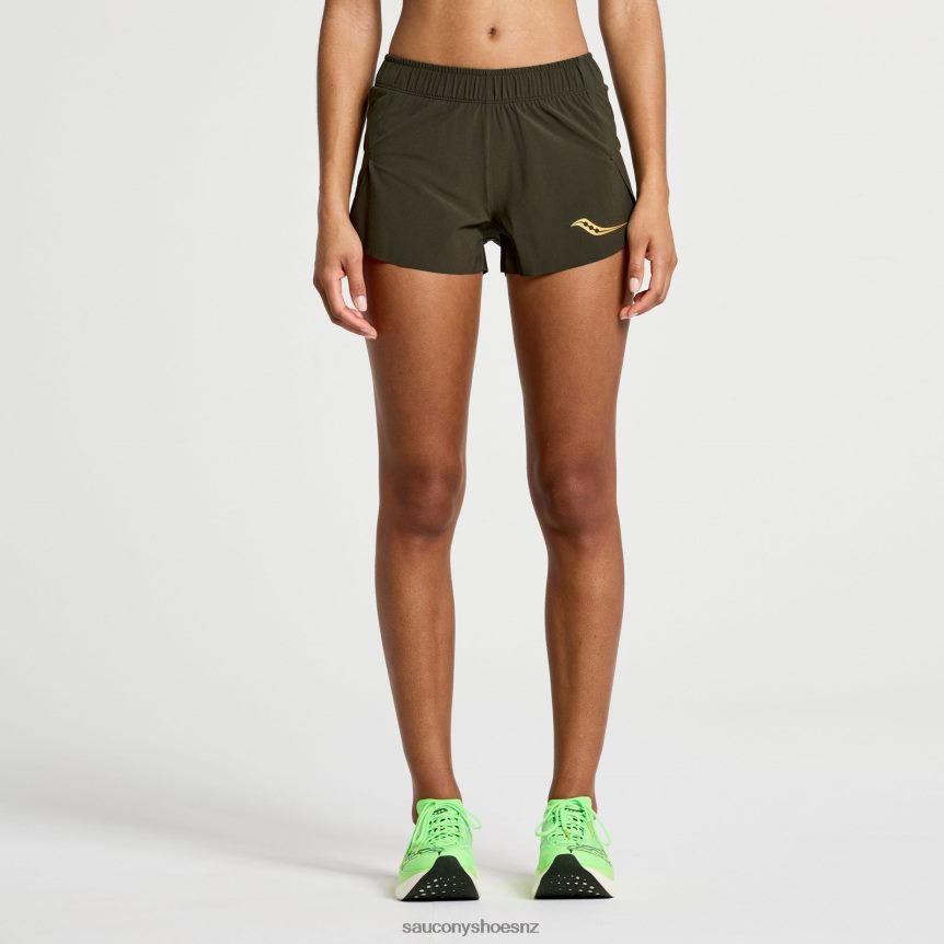 Saucony Elite Split Short TX0L64825 Umbra