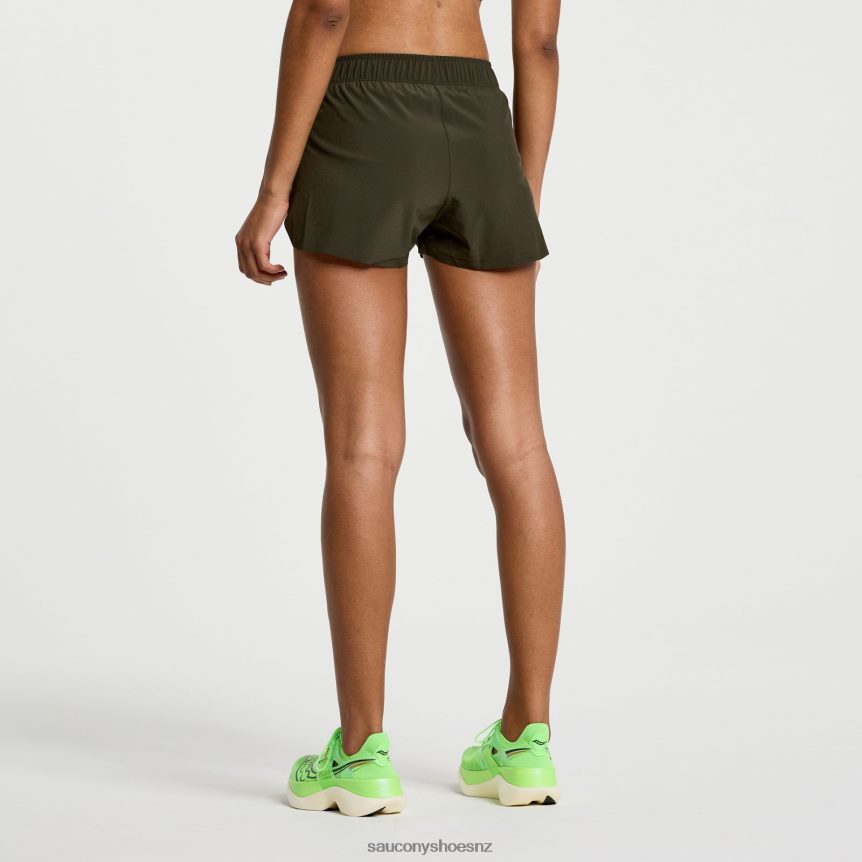 Saucony Elite Split Short TX0L64825 Umbra