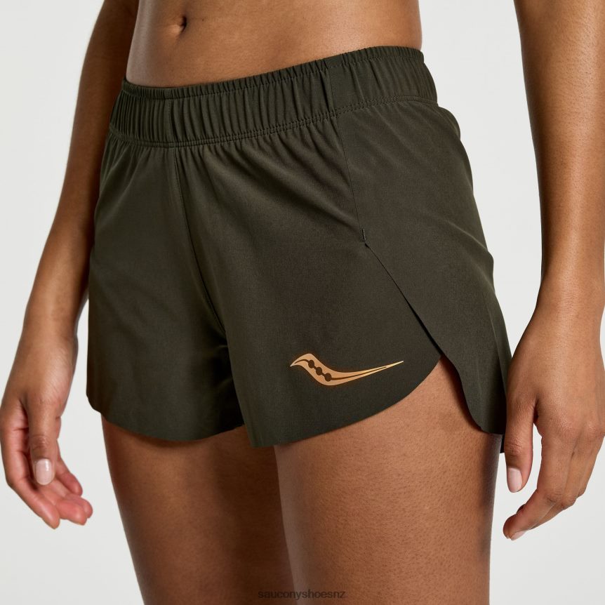 Saucony Elite Split Short TX0L64825 Umbra