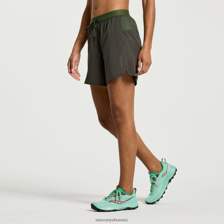 Saucony Explorer Utility 6 Short TX0L64818 Climbing Ivy