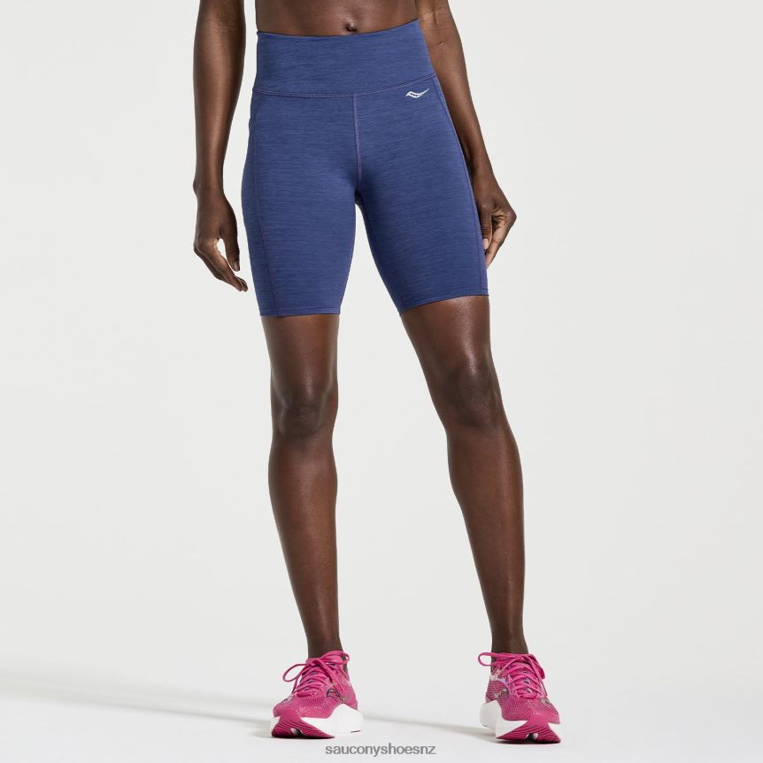 Saucony Fortify 8 Biker Short TX0L64834 Sodalite Heather