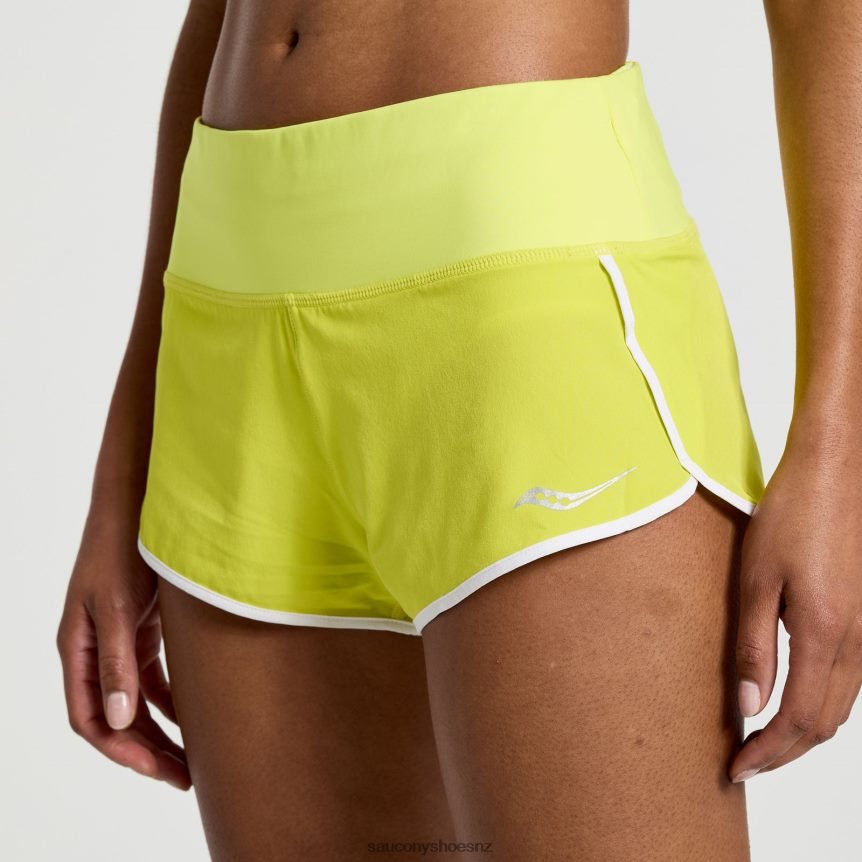 Saucony Outpace 2.5 Split Short TX0L64838 Citron