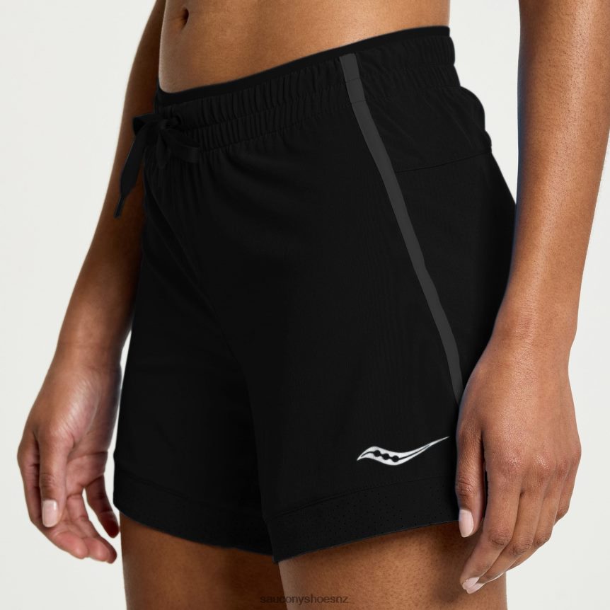 Saucony Outpace 5 Short TX0L64809 Black