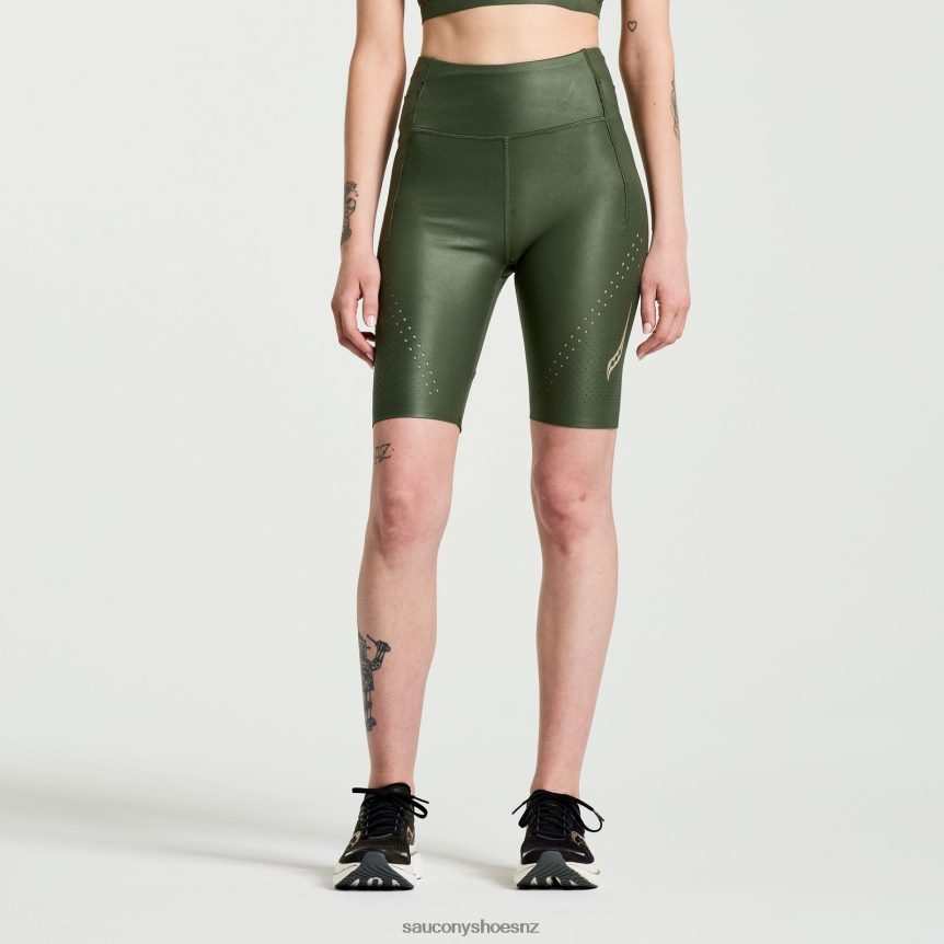 Saucony Pinnacle 8 Tight Short TX0L64847 Climbing Ivy