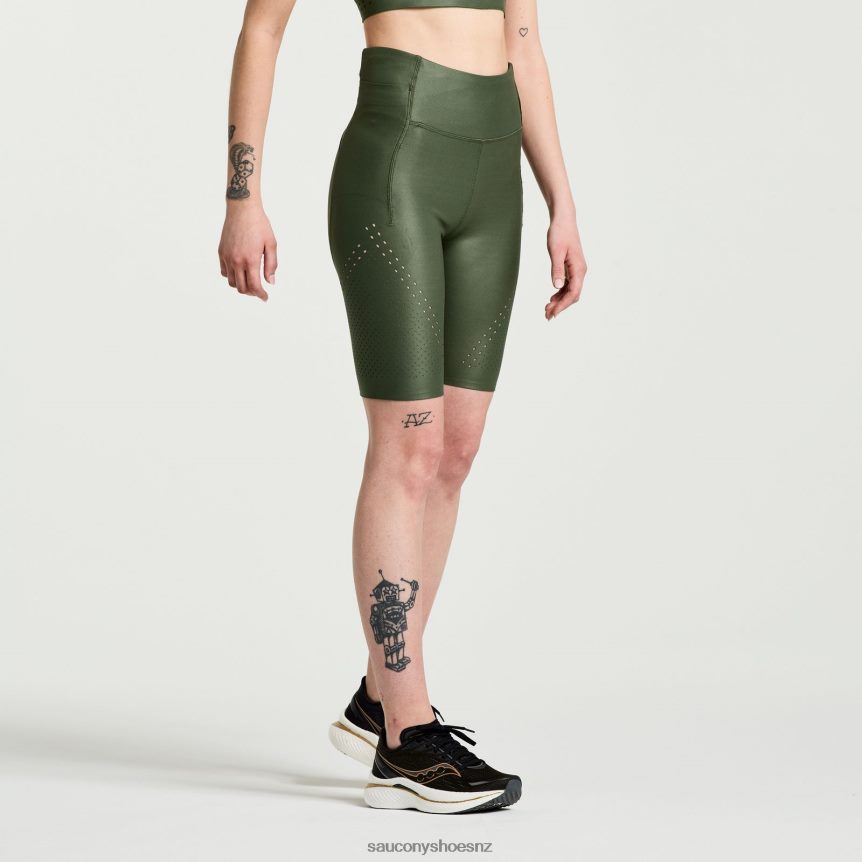 Saucony Pinnacle 8 Tight Short TX0L64847 Climbing Ivy