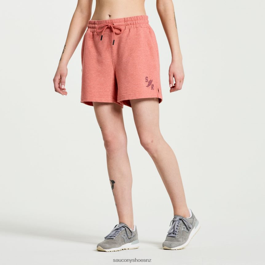 Saucony Rested Sweat Short TX0L64832 Soot Heather Graphic