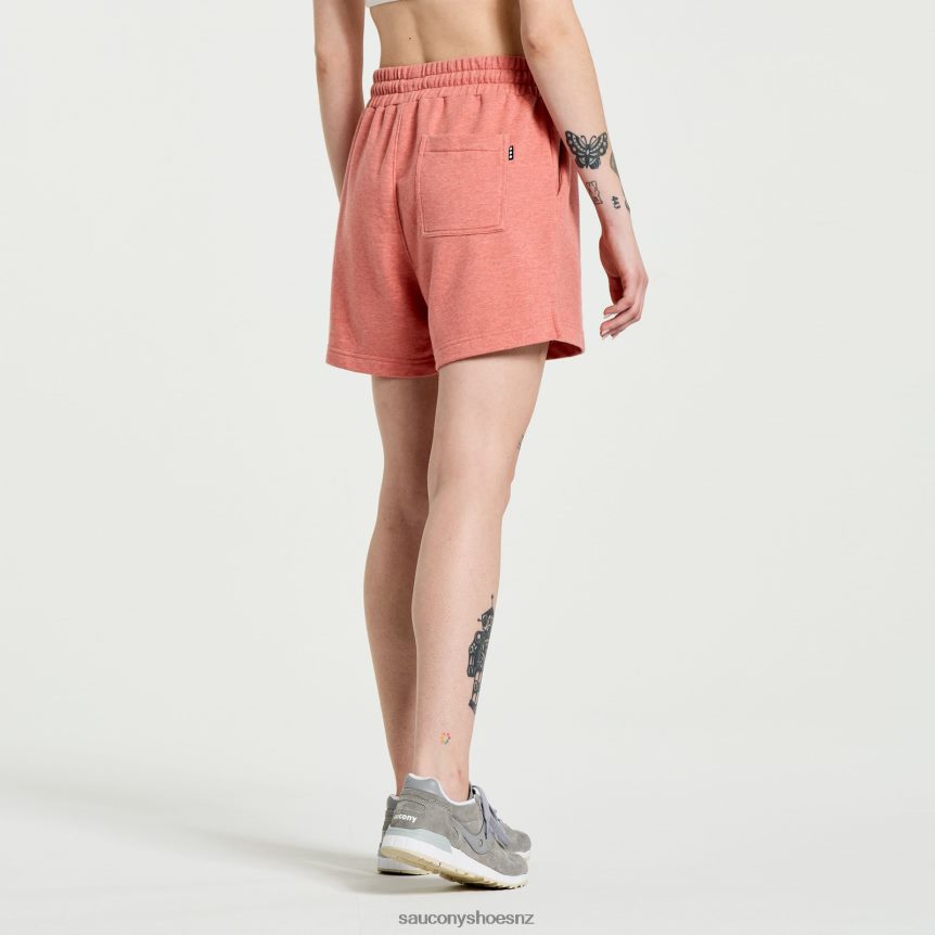 Saucony Rested Sweat Short TX0L64832 Soot Heather Graphic