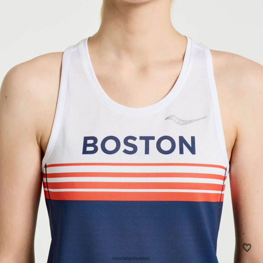 Saucony Boston Stopwatch Singlet TX0L64775 Boston 2023