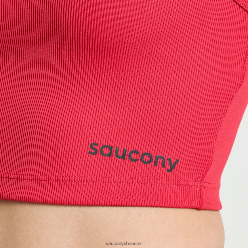 Saucony Elevate Crop Top TX0L64771 Rose