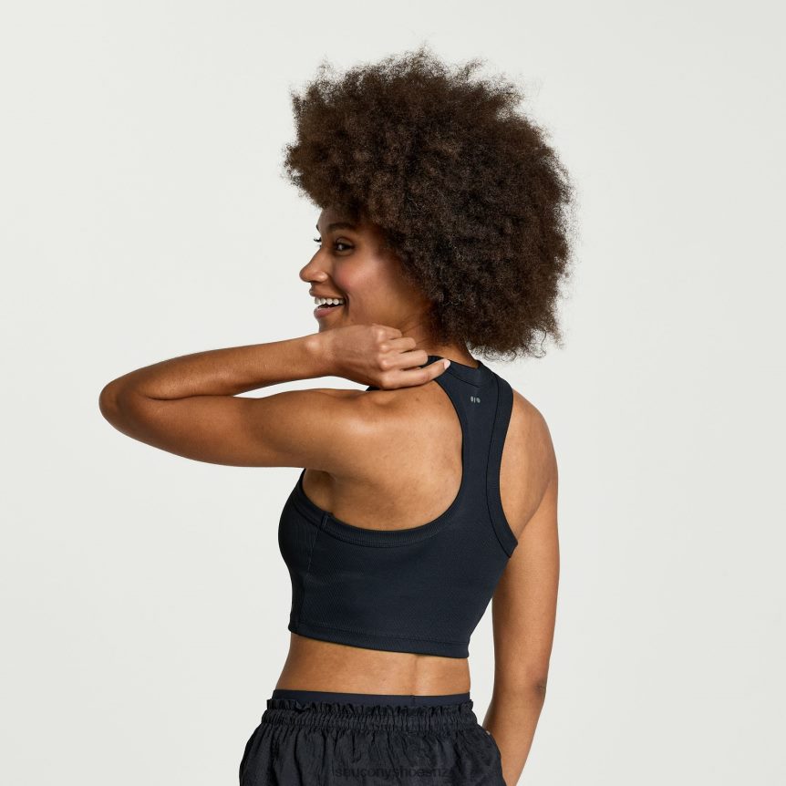 Saucony Elevate Crop Top TX0L64772 Black