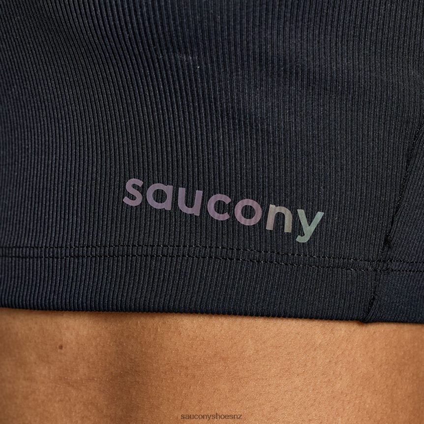 Saucony Elevate Crop Top TX0L64772 Black