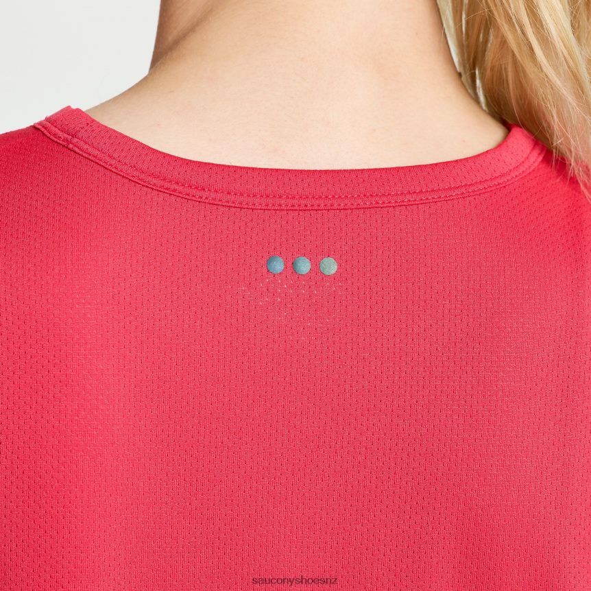 Saucony Elevate Short Sleeve TX0L64768 Rose