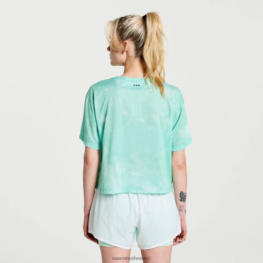 Saucony Elevate Short Sleeve TX0L64769 Atmos Tie-Dye Print