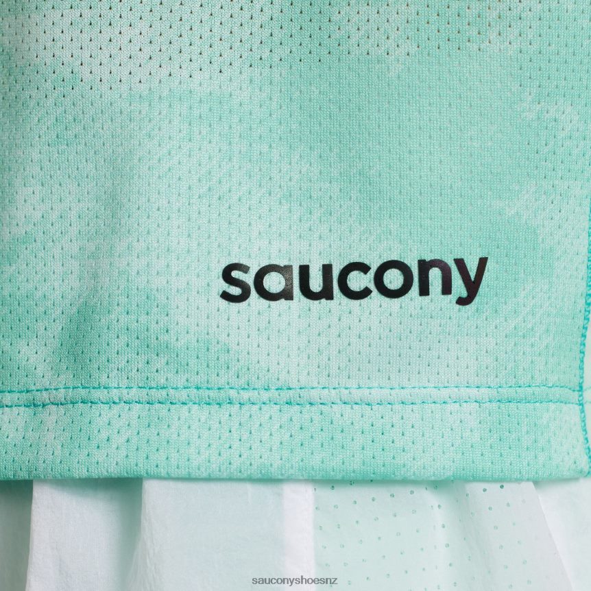Saucony Elevate Short Sleeve TX0L64769 Atmos Tie-Dye Print