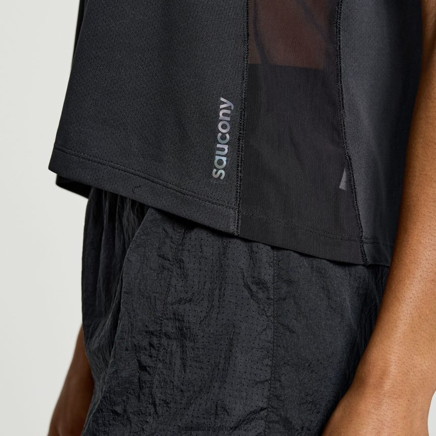 Saucony Elevate Tank Top TX0L64750 Black