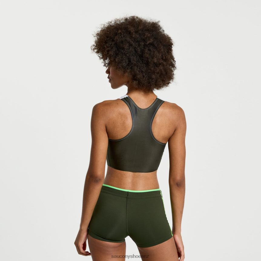 Saucony Elite Crop Top TX0L64756 Umbra