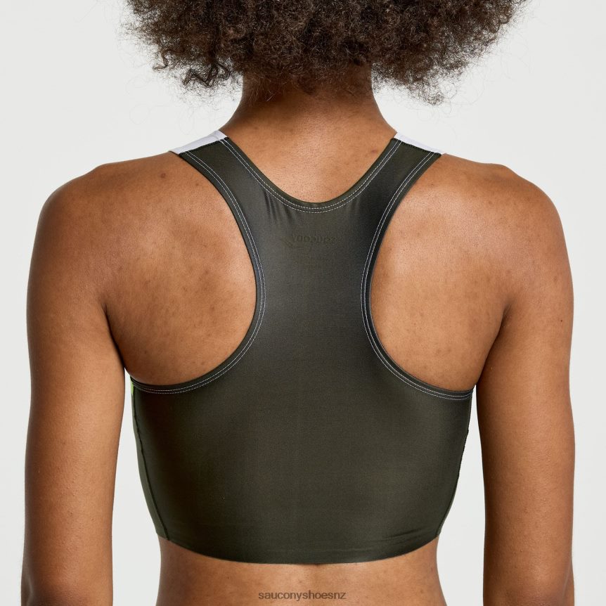 Saucony Elite Crop Top TX0L64756 Umbra