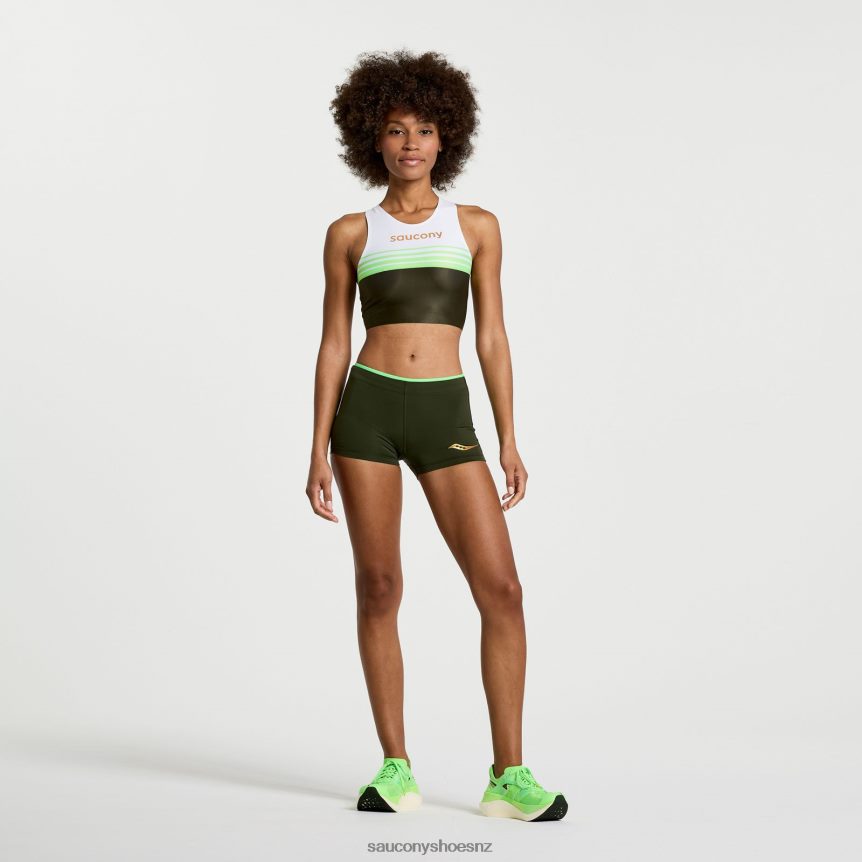 Saucony Elite Crop Top TX0L64756 Umbra