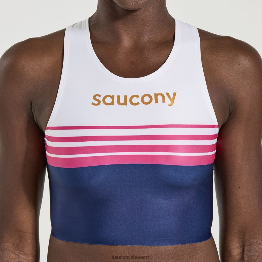 Saucony Elite Crop Top TX0L64757 Sodalite