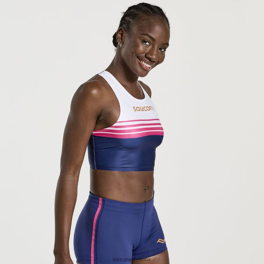 Saucony Elite Crop Top TX0L64757 Sodalite