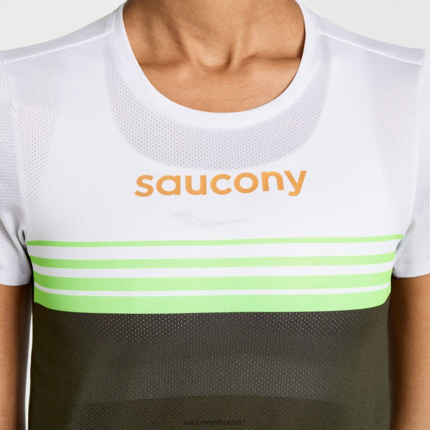 Saucony Elite Short Sleeve TX0L64791 Umbra