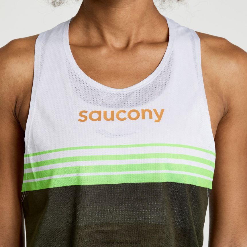 Saucony Elite Singlet TX0L64754 Umbra