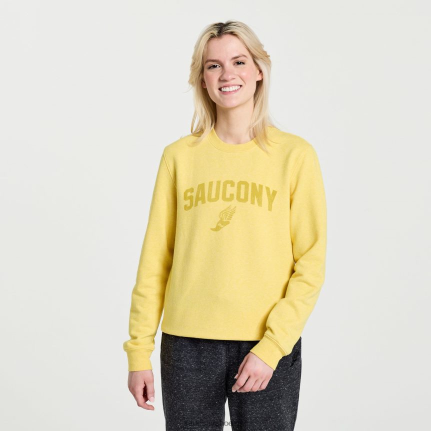 Saucony Rested Crewneck TX0L64776 Sulphur Heather Graphic
