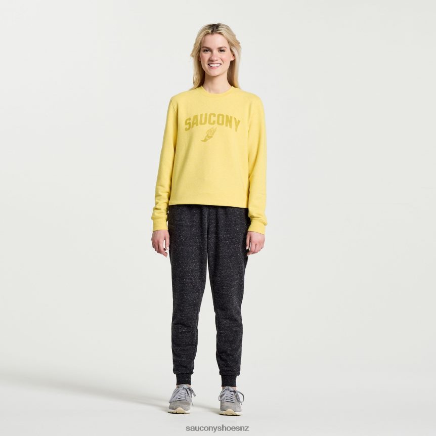 Saucony Rested Crewneck TX0L64776 Sulphur Heather Graphic
