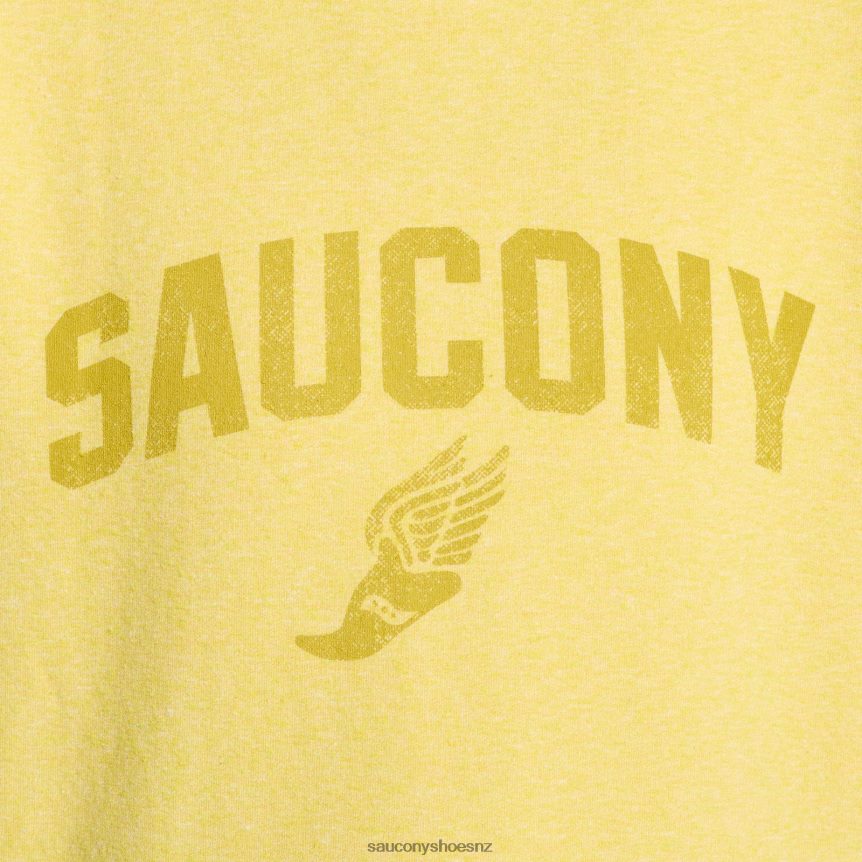 Saucony Rested Crewneck TX0L64776 Sulphur Heather Graphic
