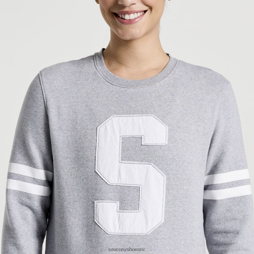 Saucony Rested Crewneck TX0L64778 Light Grey Heather