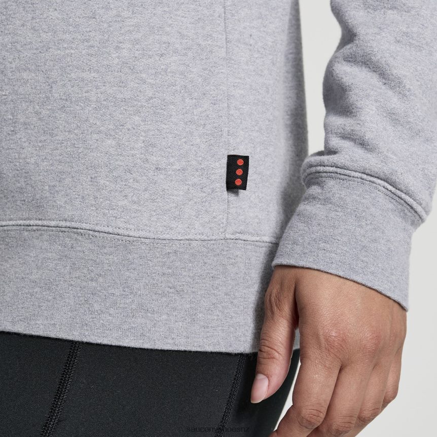 Saucony Rested Crewneck TX0L64778 Light Grey Heather