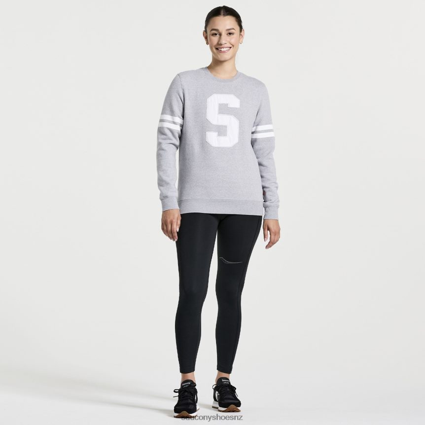 Saucony Rested Crewneck TX0L64778 Light Grey Heather