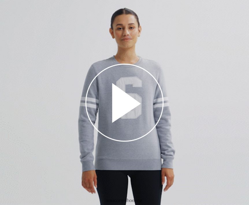 Saucony Rested Crewneck TX0L64778 Light Grey Heather