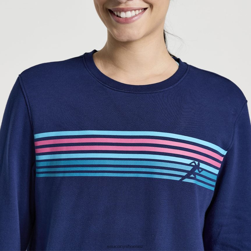 Saucony Rested Crewneck TX0L64781 Sodalite