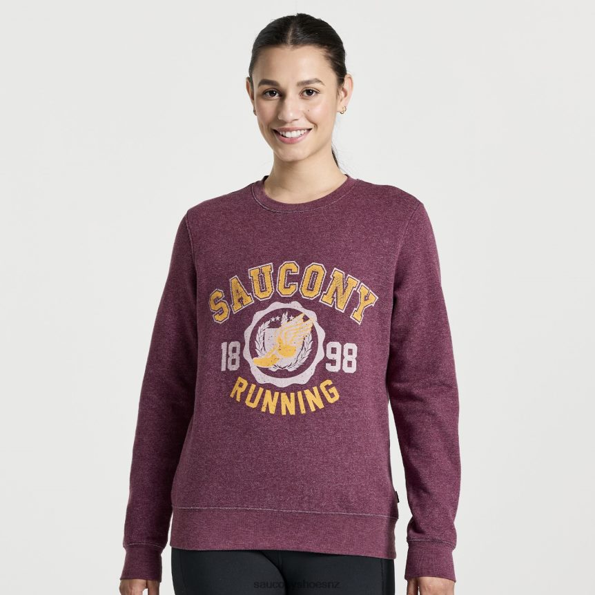 Saucony Rested Crewneck TX0L64782 Stone Heather