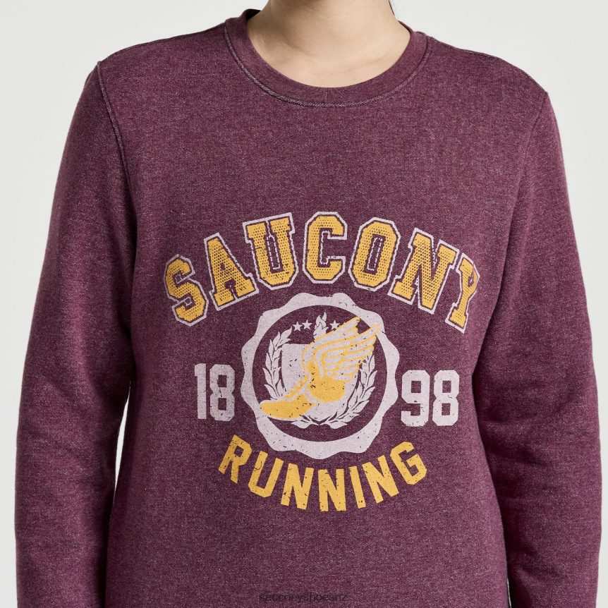 Saucony Rested Crewneck TX0L64782 Stone Heather