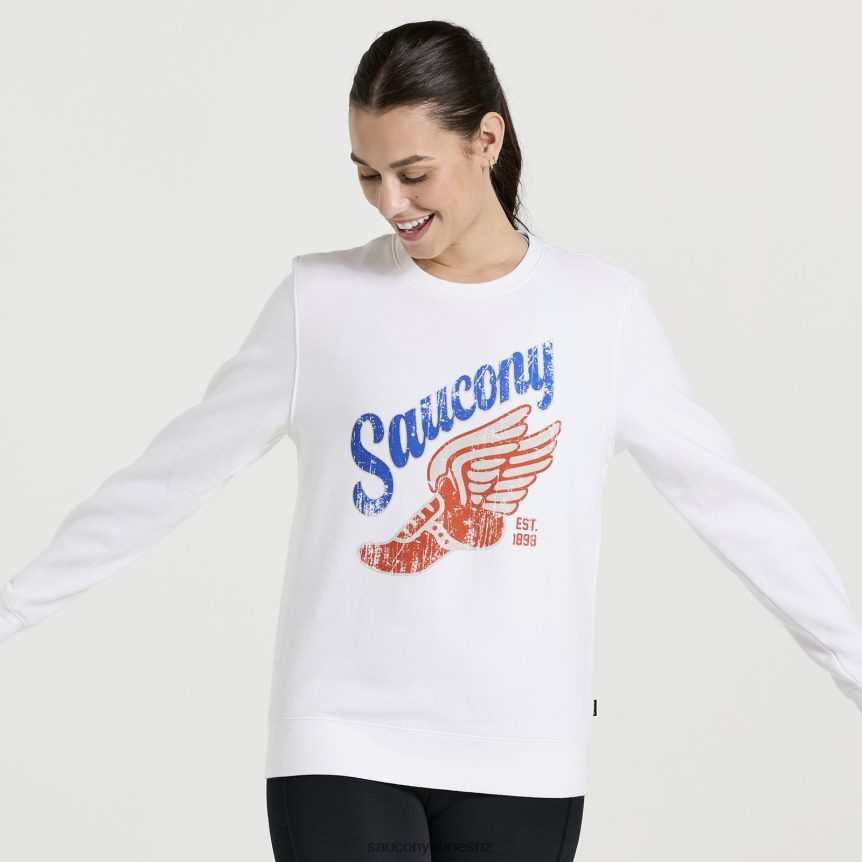 Saucony Rested Crewneck TX0L64783 White
