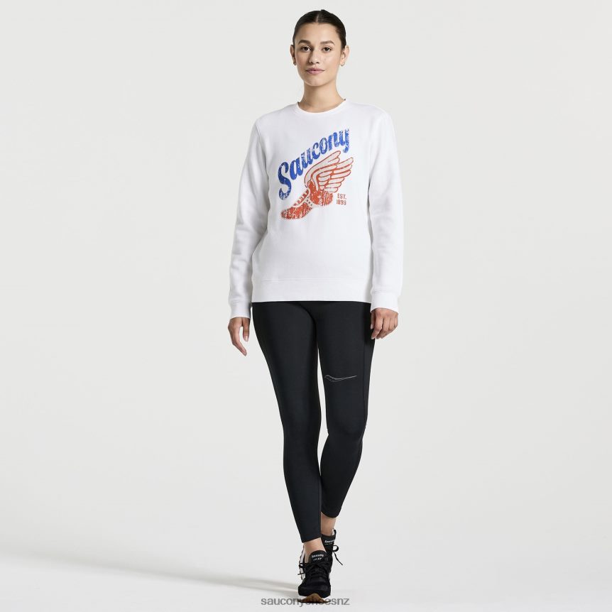 Saucony Rested Crewneck TX0L64783 White