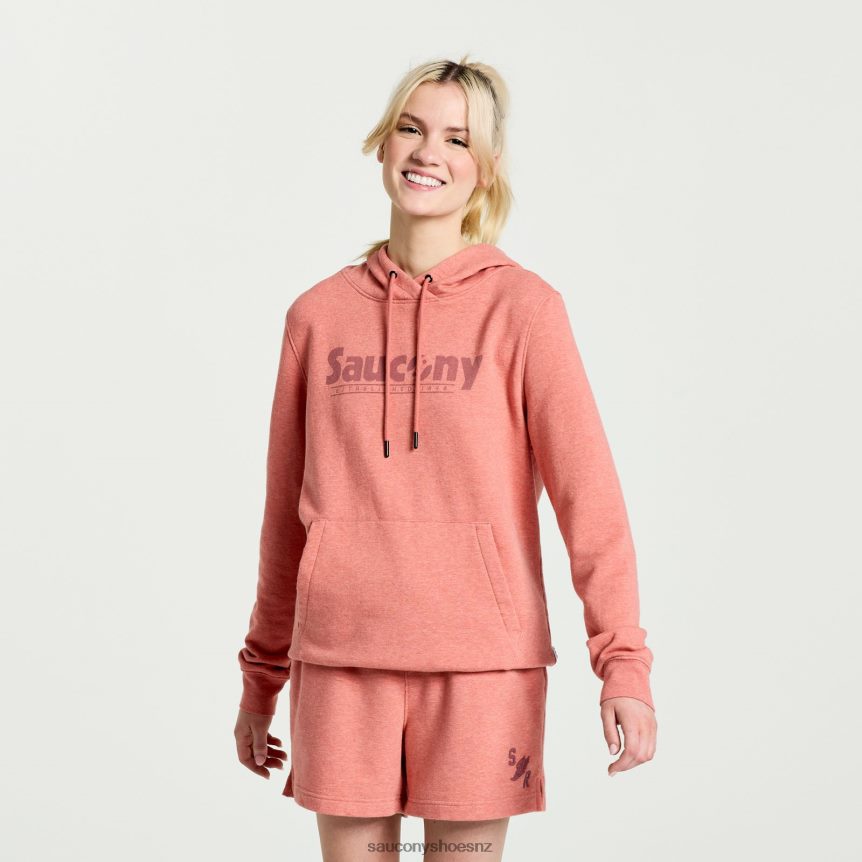 Saucony Rested Hoodie TX0L64793 Soot Heather Graphic
