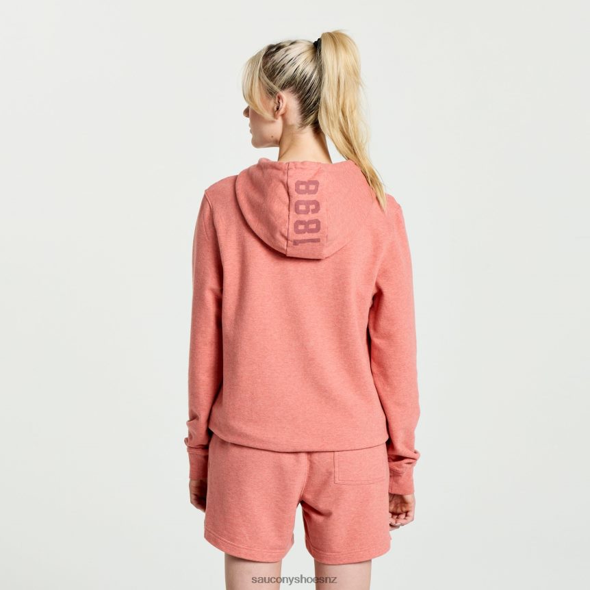 Saucony Rested Hoodie TX0L64793 Soot Heather Graphic
