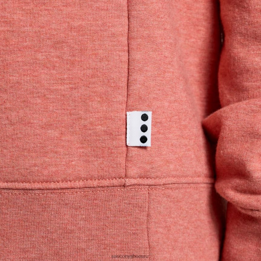Saucony Rested Hoodie TX0L64793 Soot Heather Graphic