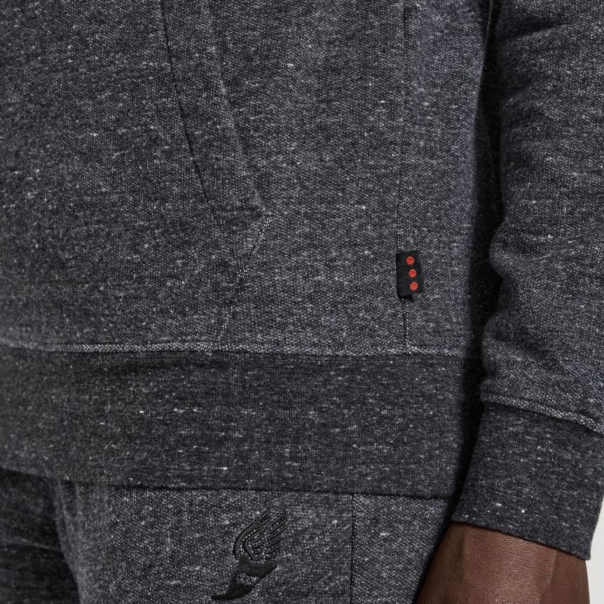 Saucony Rested Hoodie TX0L64795 Black Heather