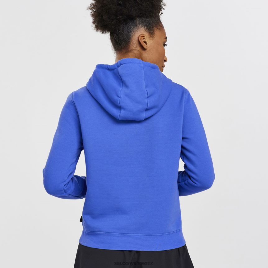 Saucony Rested Hoodie TX0L64796 Blue Raz