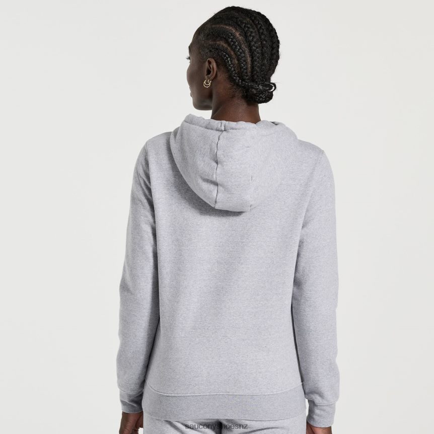 Saucony Rested Hoodie TX0L64797 Light Grey Heather