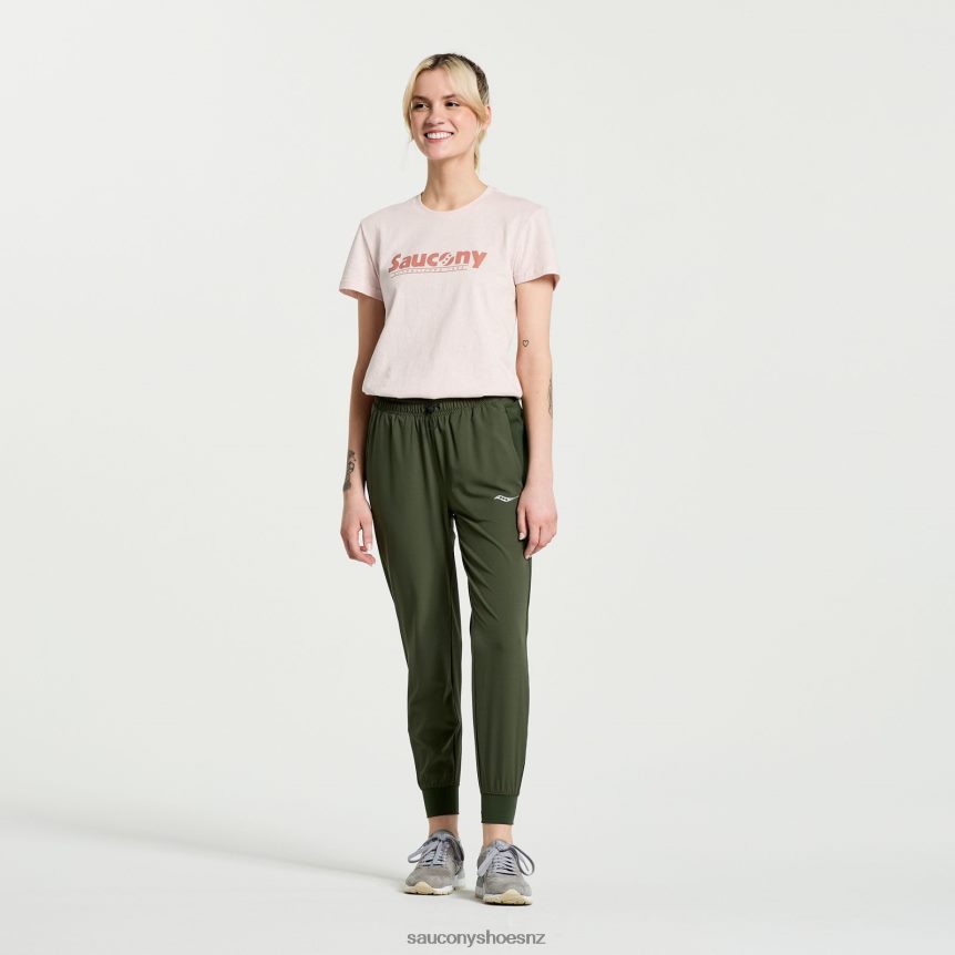 Saucony Rested T-Shirt TX0L64785 Sepia Rose Heather Graphic