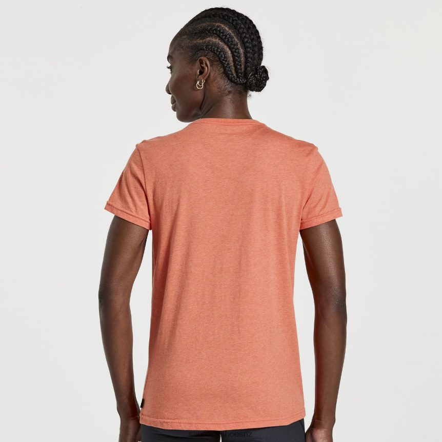Saucony Rested T-Shirt TX0L64786 Ember Heather