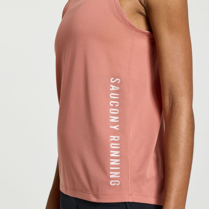Saucony Stopwatch Graphic Singlet TX0L64760 Soot Graphic