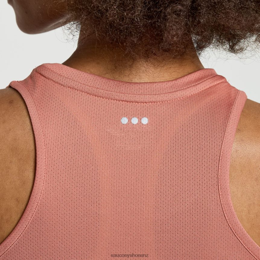 Saucony Stopwatch Graphic Singlet TX0L64760 Soot Graphic