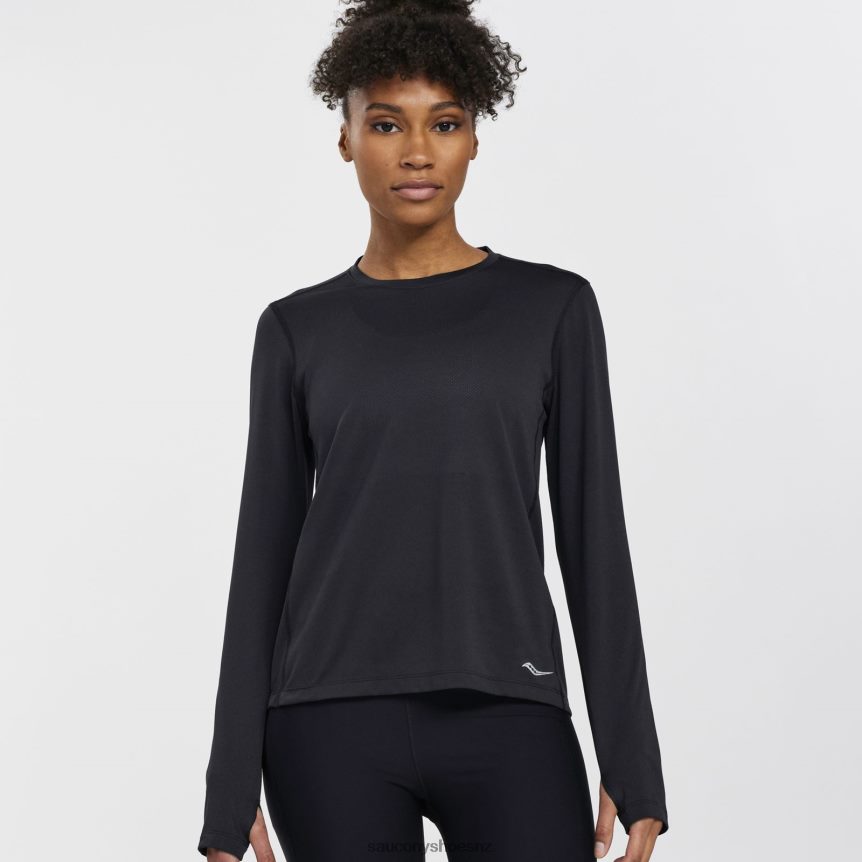 Saucony Stopwatch Long Sleeve TX0L64741 Black